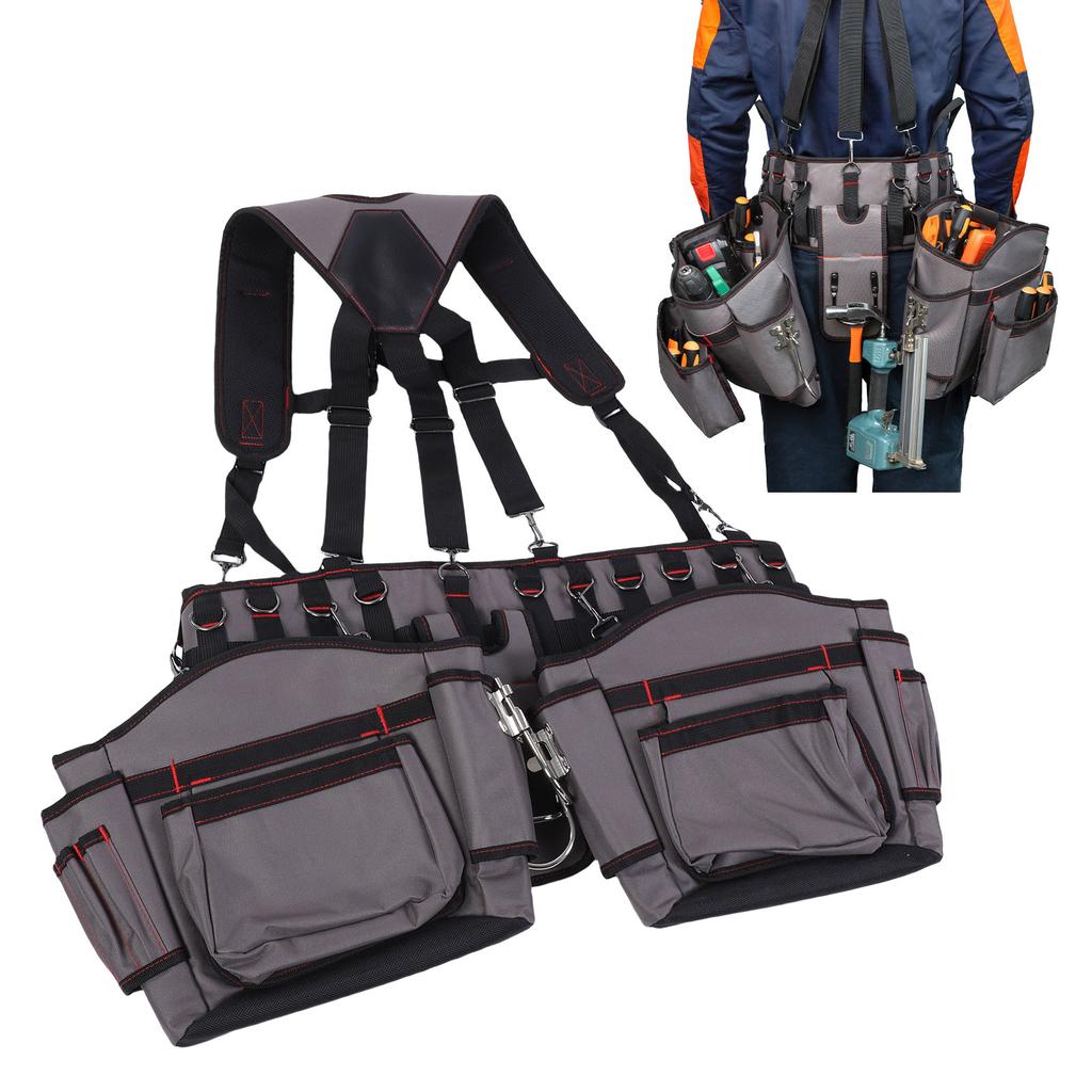 Robuste Werkzeug-Hüfttasche Elektriker Multi Gürtel Oxford-Gewebe Multifunktional für Bau
