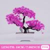 1PC Pink Desktop Artificial Bonsai DIY Home Garden Outdoor Floral Green Plant Flower Arrangement Gift Decoration
