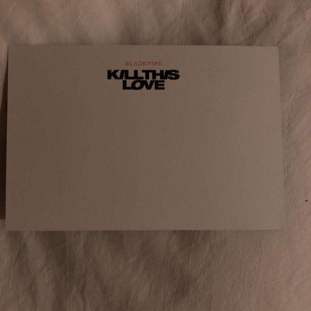 [USED] BLACKPINK Postcard