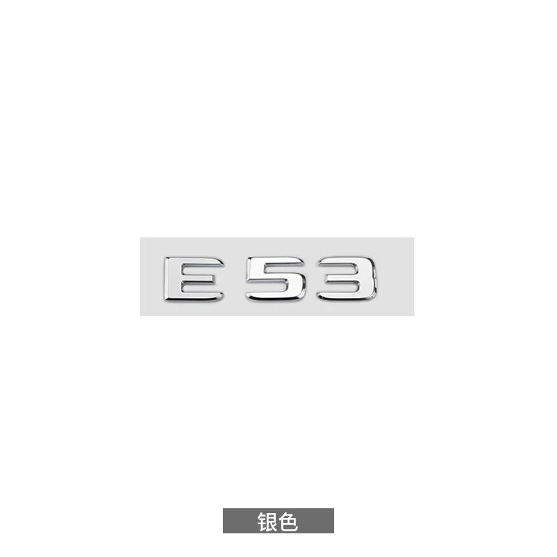 3D ABS Chrome Black E63 S Logo E63S Emblem Letters Sticker Car Trunk Badge For Mercedes Benz E63S AMG W212 W213 Accessories