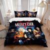 3pcs Motley Crue, Glam Metal Duvet Cover Set - Machine Washable, Includes 1 Duvet Cover and 2 Pillowcases, No Core Included, All-Season Home