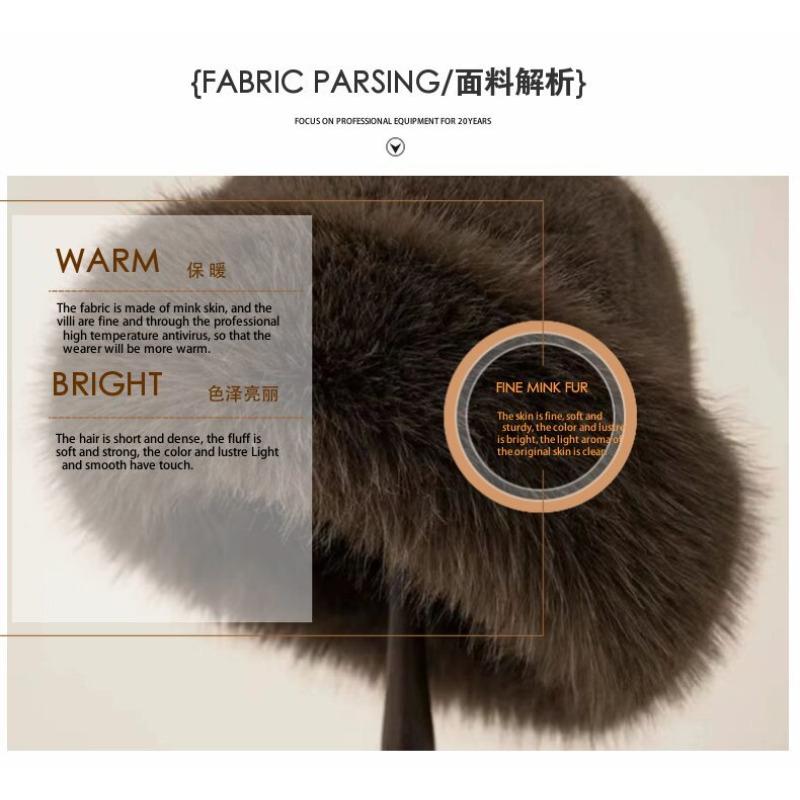 New Women's Plush Bucket Hat - Warm Winter Fisherman Hat with Fluffy Lining, Christmas Gift Panama Cap for Cold Weather