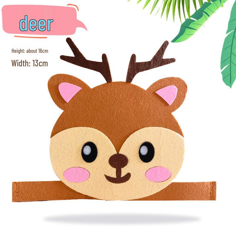 Flickering Halloween Cartoon Animal Hat for Kids & Adults - Perfect for Parent-Child Performances & Costumes