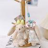 Floral Lace Rabbit Plush Keychain With Long Ears For Kids And Collectors