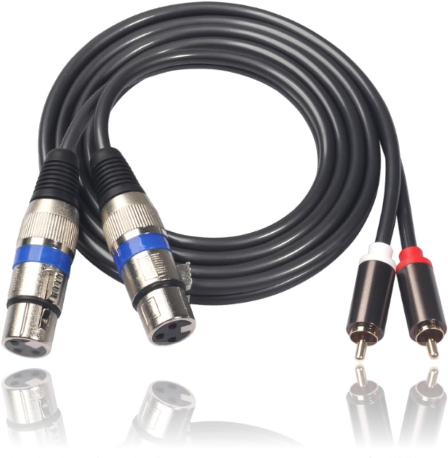 

Crystal craft XLR кабель конденсаторный микрофон конвертер микрофонный кабель аудио AV Canon RCA аудиооборудование [1,5 м]
