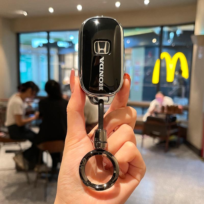 New TPU Car Remote Key Case Cover Holder Shell Fob For Honda Civic 11th 2022 5 Buttons Protector Holder Fob Keyless Accessories