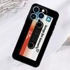 Cassette Mix Tape Phone Case For iPhone 17 Pro Max 16 15 13 12 11 14 Pro Max Plus 13 12 Mini 16e 17 Air Cover