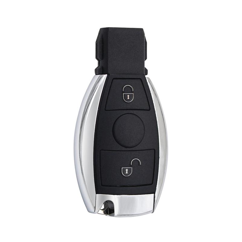 Ecusells 2 Button Smart Remote Car Key 315Mhz 433Mhz NEC BGA Style  for A E S G CLK SLK ML Class 2000+ Uncut Blade