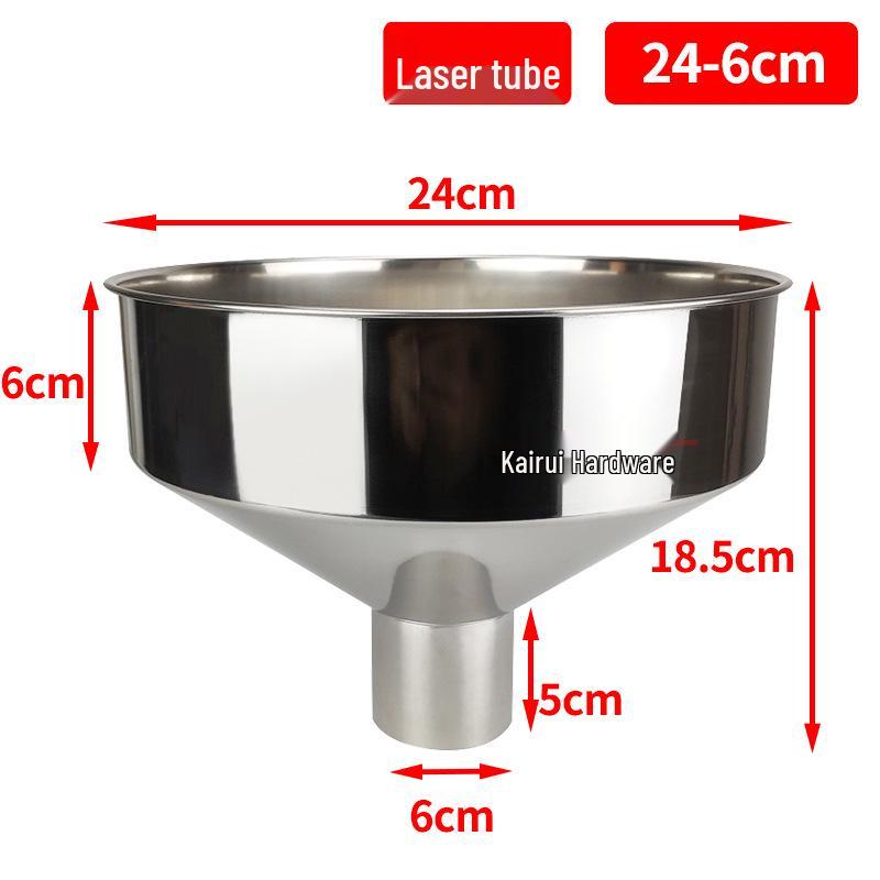Large Stainless Steel Non-Magnetic Fueling Funnel for Industrial Tanks