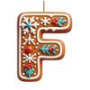Child Safe Acrylic Christmas Letter Ornament Gingerbreads Homes Decors For Car Homes Decoration Holiday Party Accessory