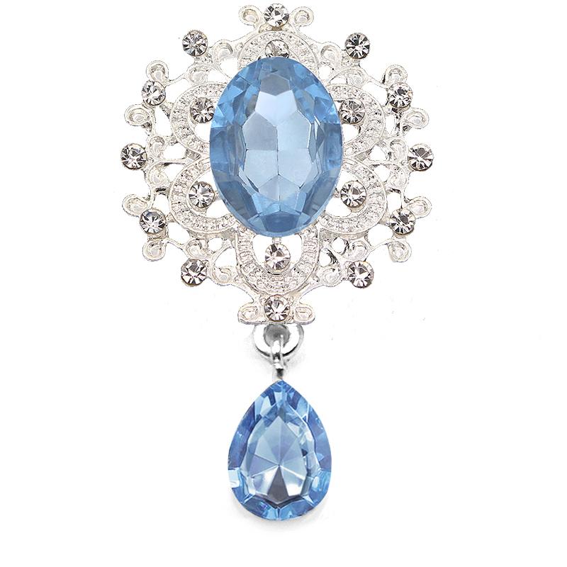 

Нежная сияющая брошь 45*25 мм 10 шт./компл. хрустальные аксессуары мода великолепное свадебное приглашение праздник креативное украшение