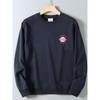 Men's Autumn Sweatshirt with Fish Scale Embroidery, Heavy Wash, and Long Sleeves, Suitable for Sports and Casual Wear