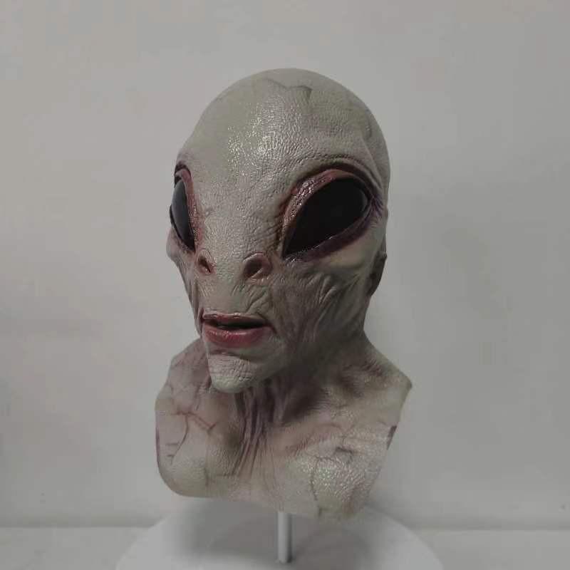 Alien Mask Latex Halloween Cosplay Costume Horror Party Prop