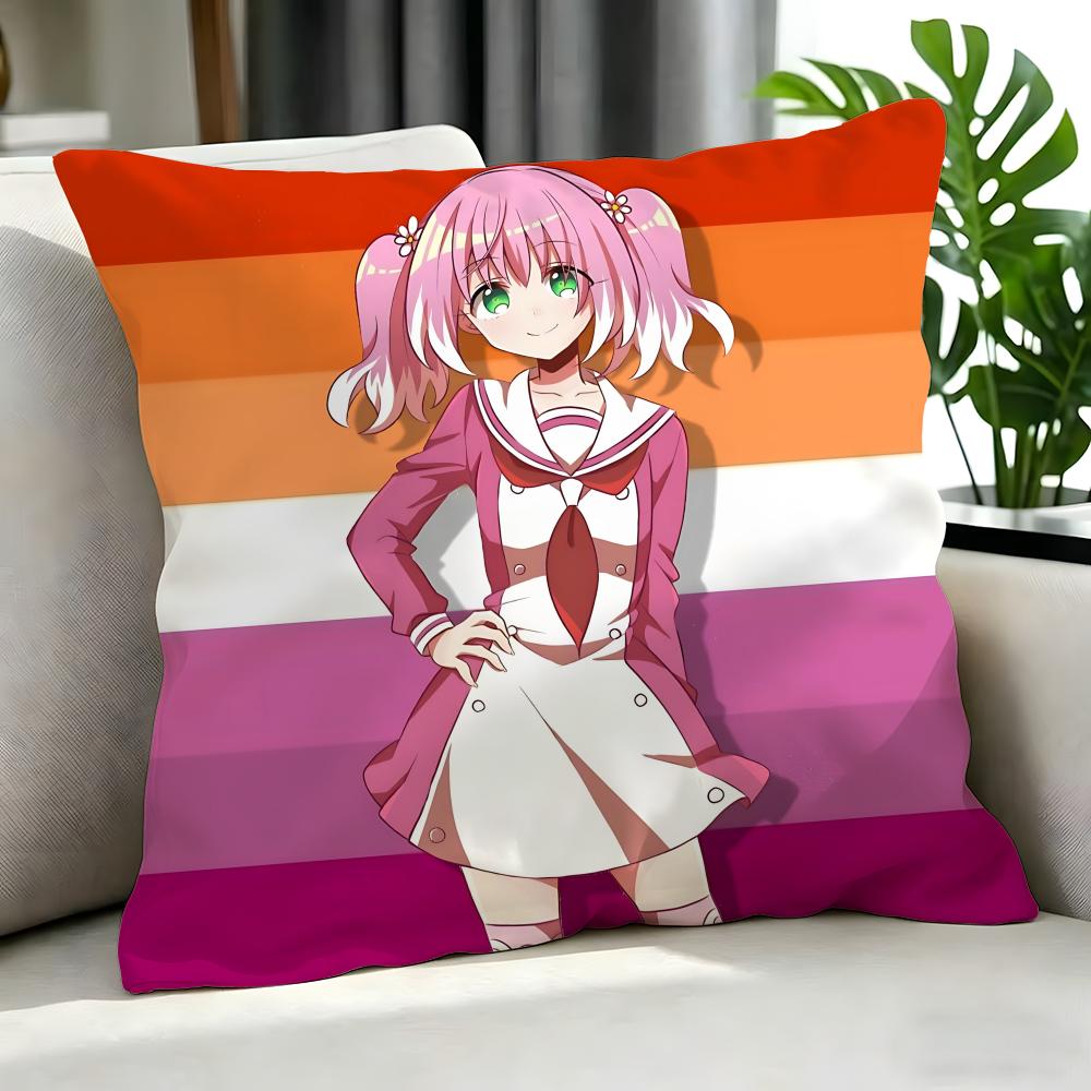 anime Happy Sugar Life Cushion Cover Cushion Cover Set Pcs x x x Pillowcase Decorative Sofa Home Decor