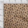 oneOone Cotton Poplin Brown Fabric Animal Skin Fabric For Sewing Printed Craft Fabric By The Yard 42 Inch