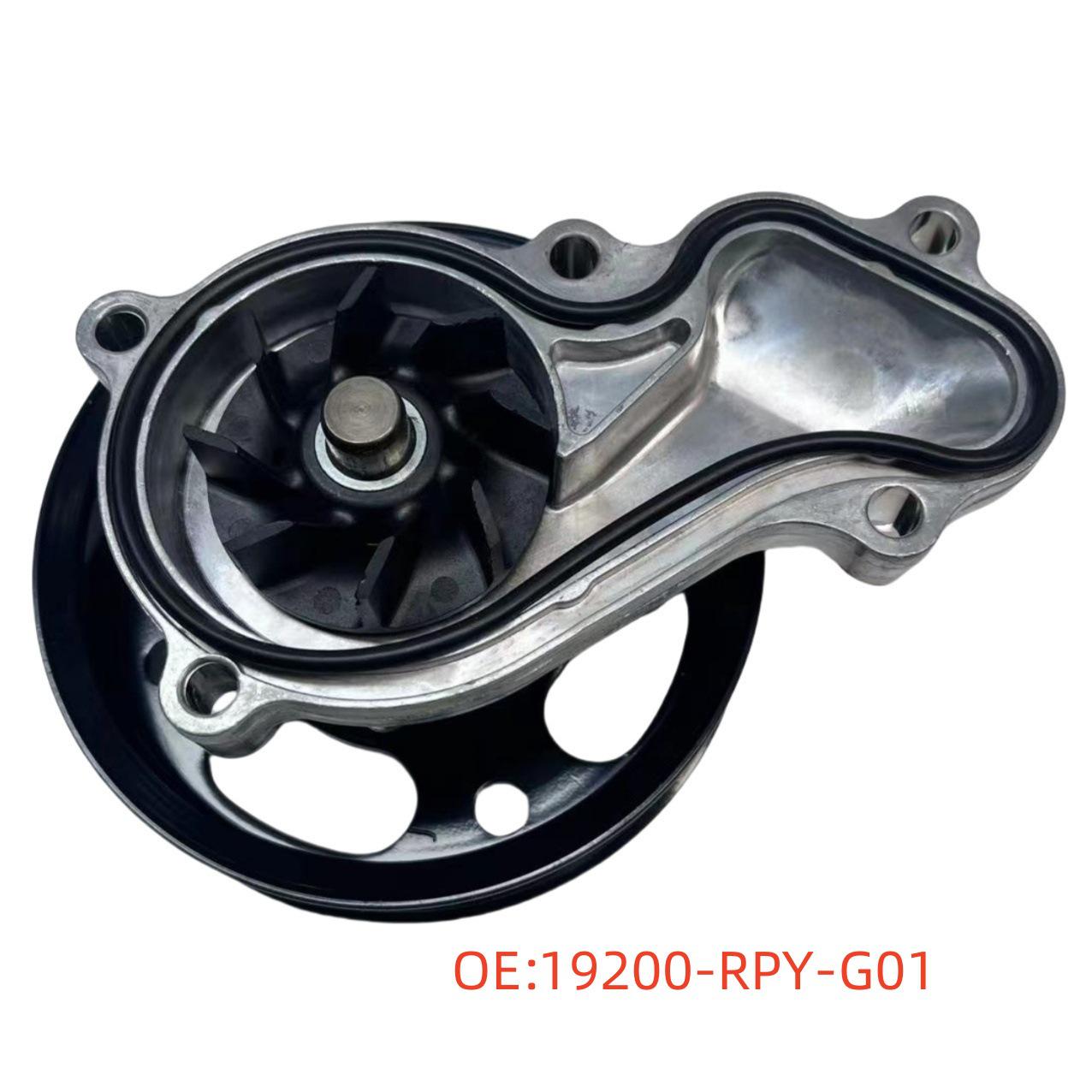 

The 19200-RPY-G01 fits Honda UR-V (18-23) and Avancier (17-23) engine water pumps. 19200-RPY-G01