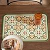 Retro Vibe Leather Placemat