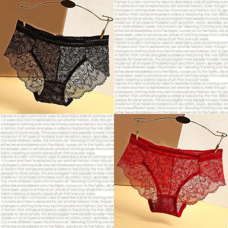 Hochwertige Damenhöschen Transparente Unterwäsche Frauen Spitze Weiche Slips Sexy Dessous Dessous