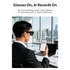 MT3 Smart Glasses 8MP HD Camera Video Recording AI Translation Voice Assistant TR90 Ultralight Bluetooth Call Music Smart Eyewear USB Charging Unisex