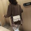 Style Woven Mini Shoulder Bag With Chain Strap For Casual Travel
