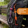 Verriegelbarer Karabinerhaken Getränkeflaschen-Lanyard Geflochtene Schnur Schlüsselanhänger-Lanyard Outdoor-Gebrauch