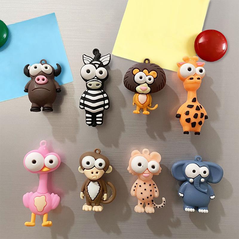 Cartoon Animals Fridge Magnet Cute Decorative Magnets Home Decor For Kitchen Office Whiteboard Locker Cabinet And Dishwasher