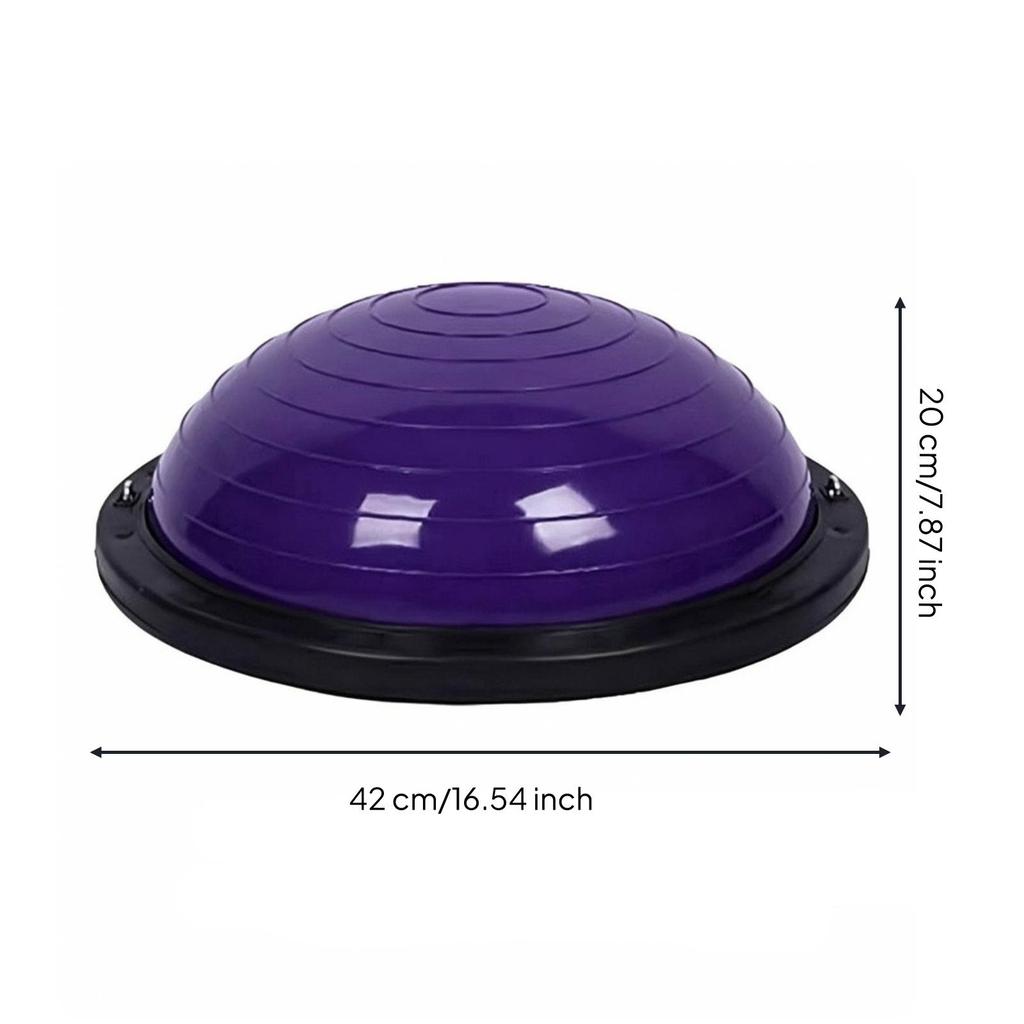 Inflatable Balance Dome with Pump Non-Slip for Pilates, Athletes