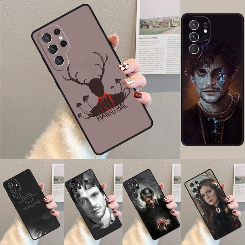Hannibal TV Series Silicone Phone Case For Samsung Galaxy note 10 pro S26 S25 S24 S23 S22 S21 Plus S25Ultra Capa Cover