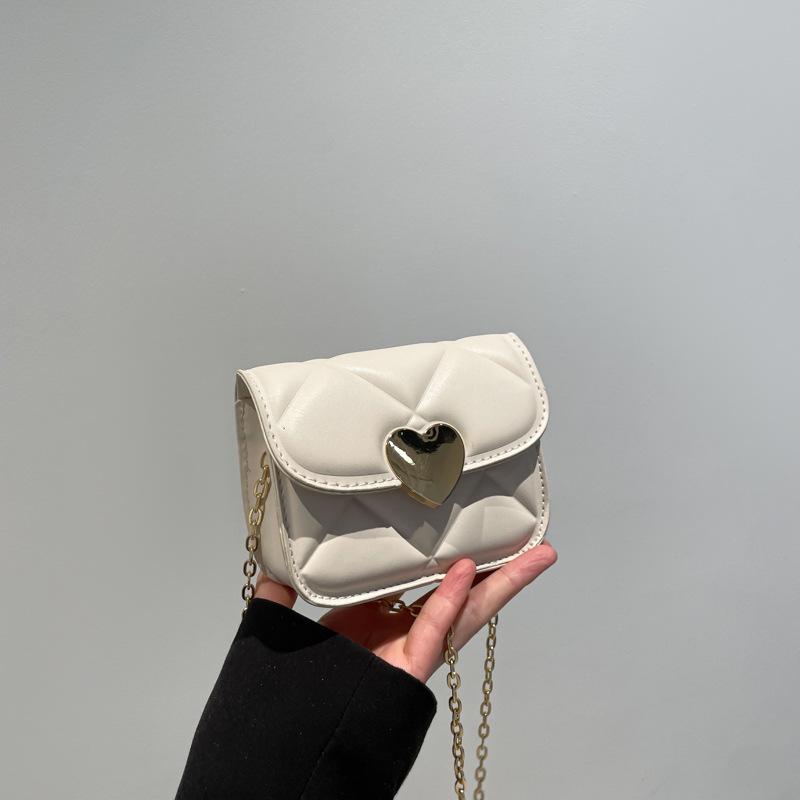 Women's solid color simple shoulder bag 2025 high-end new chain bag, popular messenger bag this year, small square bag for women