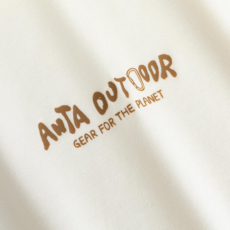 Anta Outdoor Series Casual Cool Simple T-Shirt Men tops Vanilla-White 152636103-1