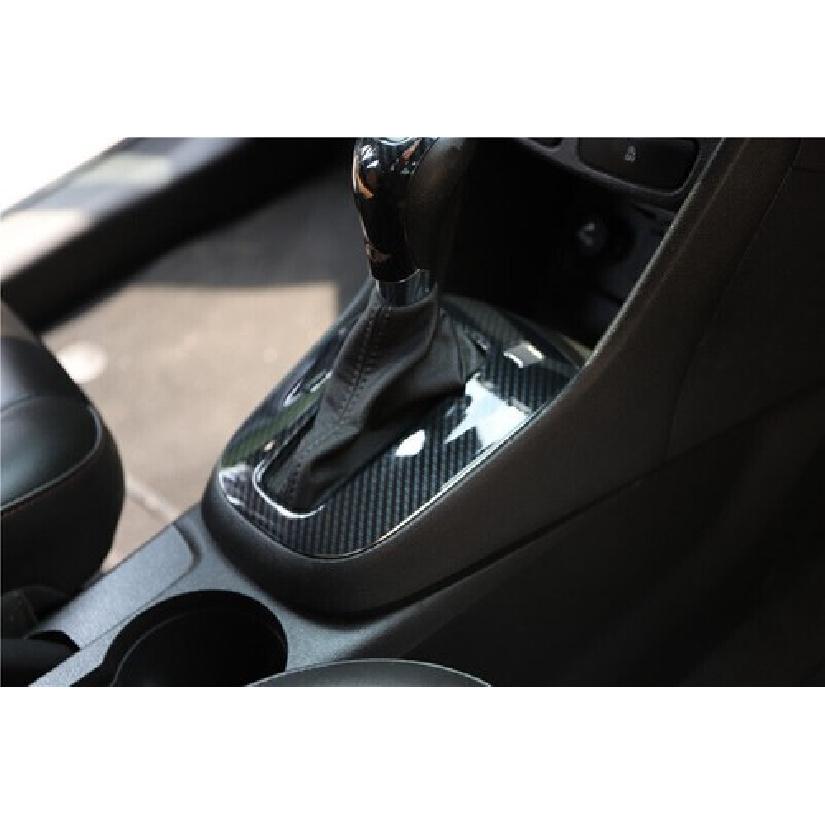 Central Control Shift Knob Cover Trim 1* For Buick Encore 2013-2015 Carbon Fiber