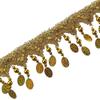 1M Fringe Tassel Lace Gold Silver Laser Sequins Ribbon Wedding Party Dancing Dress Decoration Pendant Sewing Fabric Accessories