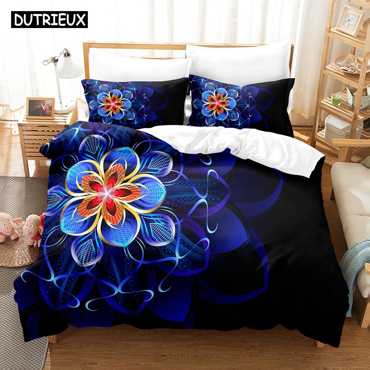 

Comfortable Stylish Pattern Duvet Cover Set With Duvet Cover And Pillowcases Twin Full Queen King Sizes For All Ages EU single(135x200cm)