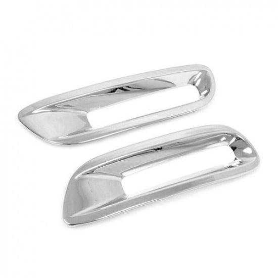 ABS Chrome Rear Fog Light Lamp Cover Trim For Toyota Highlander 2011-2013