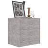 VidaXL Tables de chevet 2 pcs Gris béton 40 x 30 x 40 cm Aggloméré