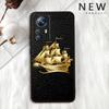 Vintage compass illustration Phone Case For Xiaomi Mi 15 14 13 13T 12 12T 12S 11 11i 11T Pro Ultra Lite 5G Black Soft