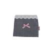Ins Cute Plaid Coin Purse Sweet Lace Storage Bag Sanitary Napkin Bag High-value Lipstick Cosmetic Bag