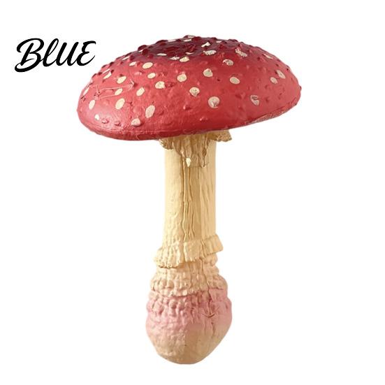 Decorative Fridge Magnets 3D Mushroom Refrigerator Magnet Resin Fake Small Memo Holders Photo Notes Holder for Whiteboard Cabinet Kitchen Aesthetic