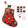 Santa Claus Christmas Stocking Diamond Art Kit Fireplace Hanging Ornament  Christmas Decor