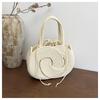 2026 Women's Color Block Straw Woven Beach Bag - Stylish, Elegant & Versatile Shoulder Tote