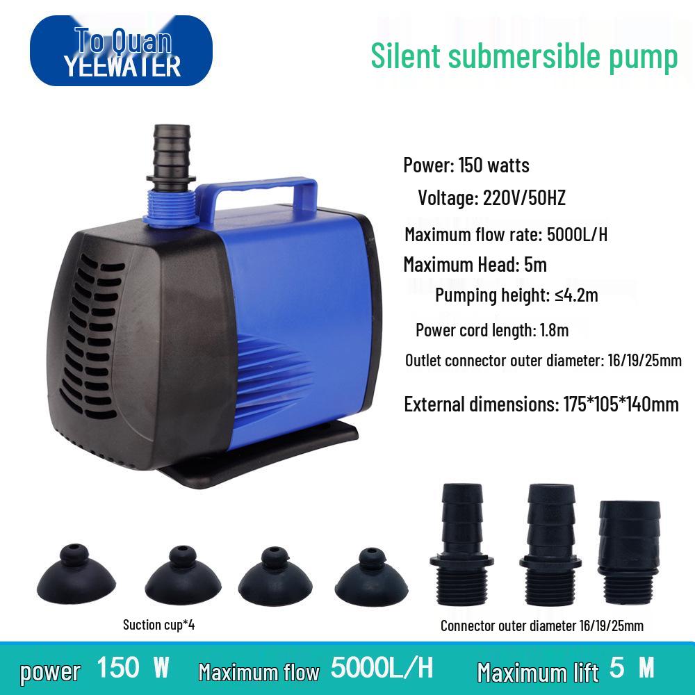 Leise Tauchwasserpumpe für Aquarium & Umbau ländliche Toilette