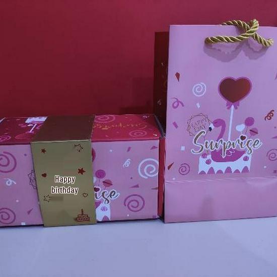 Douyin-Inspired Surprise Pop-up Red Envelope Box - Birthday & Valentine's Day Gift with Festive Hot Stamping