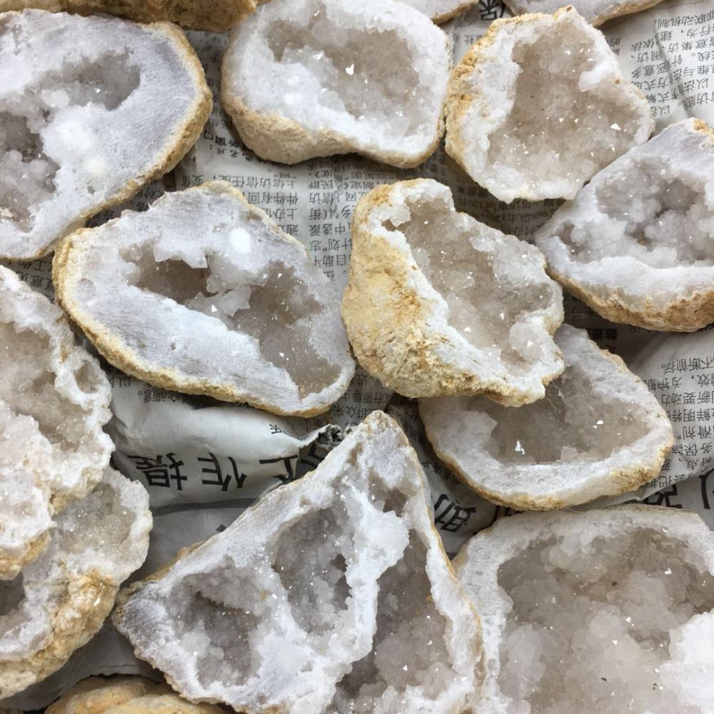 Natural Agate Geode Raw Crystal Mineral Energy Healing Crystals Lucky Stone Cluster Cave Collection Specimen