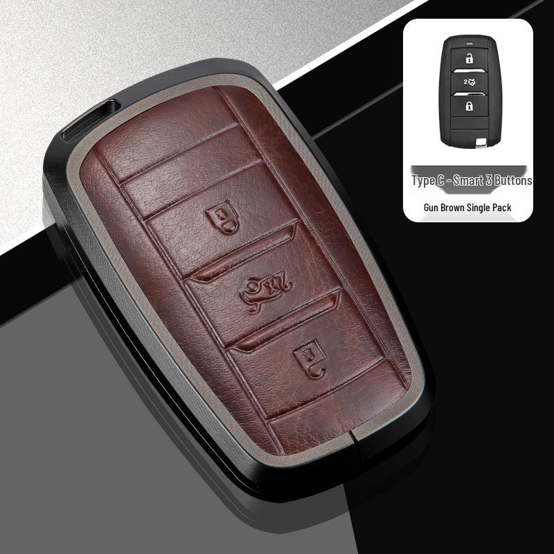 Changan Car Key Cover for Third Gen CS75 Plus, Yidong Plus, CS55, and CS35 Plus