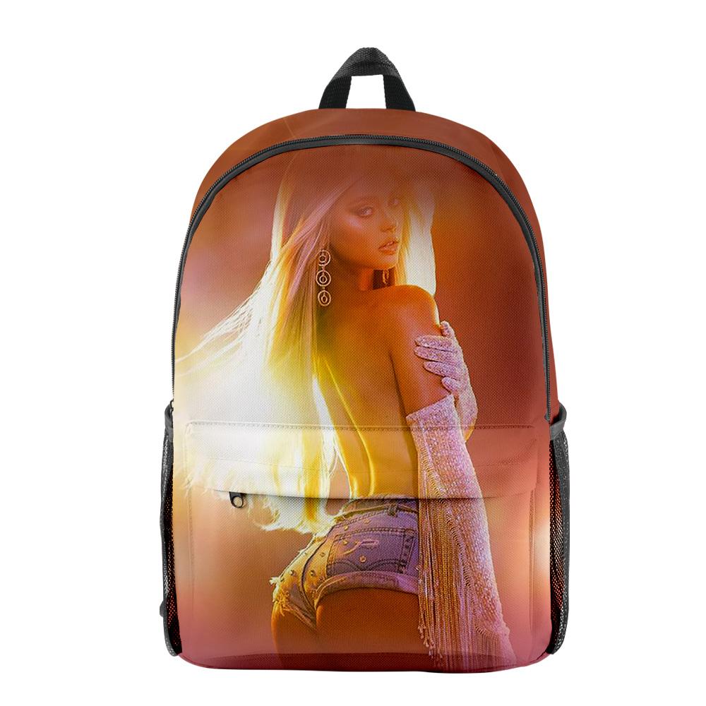 Popular Novelty Funny Cool Loren Gray pupil Bookbag Notebook Backpacks 3D Print Oxford Waterproof Boys/Girls Travel Backpacks