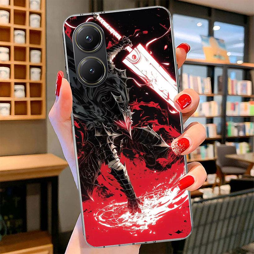 G-Guts B-Berserks Anime Phone Case For Xiaomi Poco F7 Ultra X7 X6 X5 Pro M7 Redmi 15C 15 13C 13 12C 12 10C 10 9A 9C 9T 9 Shell P