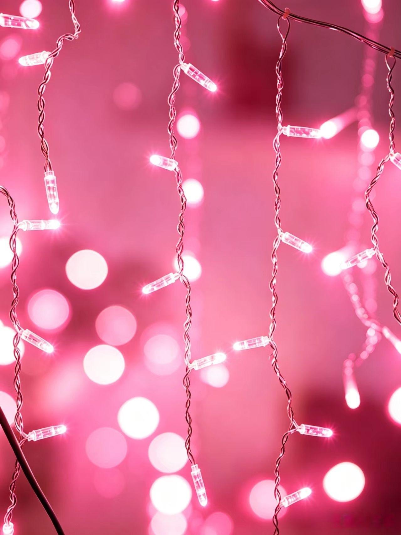 Glue-filled LED Curtain Lights Outdoor Waterproof IP67 Dimmable 3m Courtyard Decorative String Lights Star Mood Icicle Lights 10