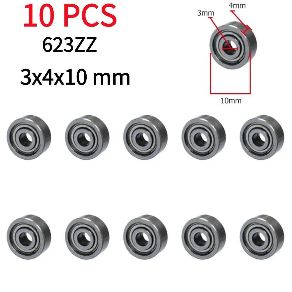 10Pcs Ball Bearings Deep Groove Miniature Bearings Carbon Steel Bearing 685zz/623zz/626zz/688zz/608rs 3D Printer Parts