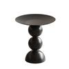 Leichter Luxus Sofaseite ein paar kreative Wohnzimmer kleiner Couchtisch runder Tisch Nachttisch Beistelltisch hochwertiges Retro schwarzes Eisen