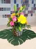 90 Pcs 3 Kinds Artificial Palm Leaves Tropical Jungle Leaves Decorations for Party Beach Baby Shower Wedding Birthday Decorations